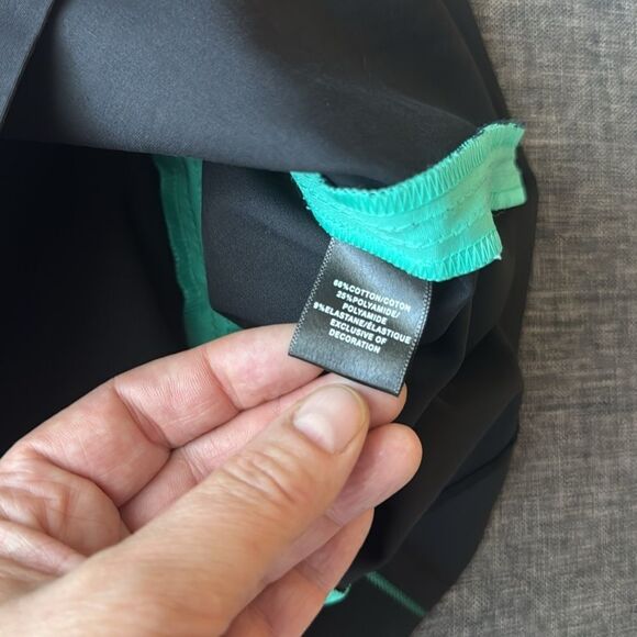 Lafayette 148 New York Deana Piped Trim Stretch Sheath Dress  Size 4 - Picture 14 of 16